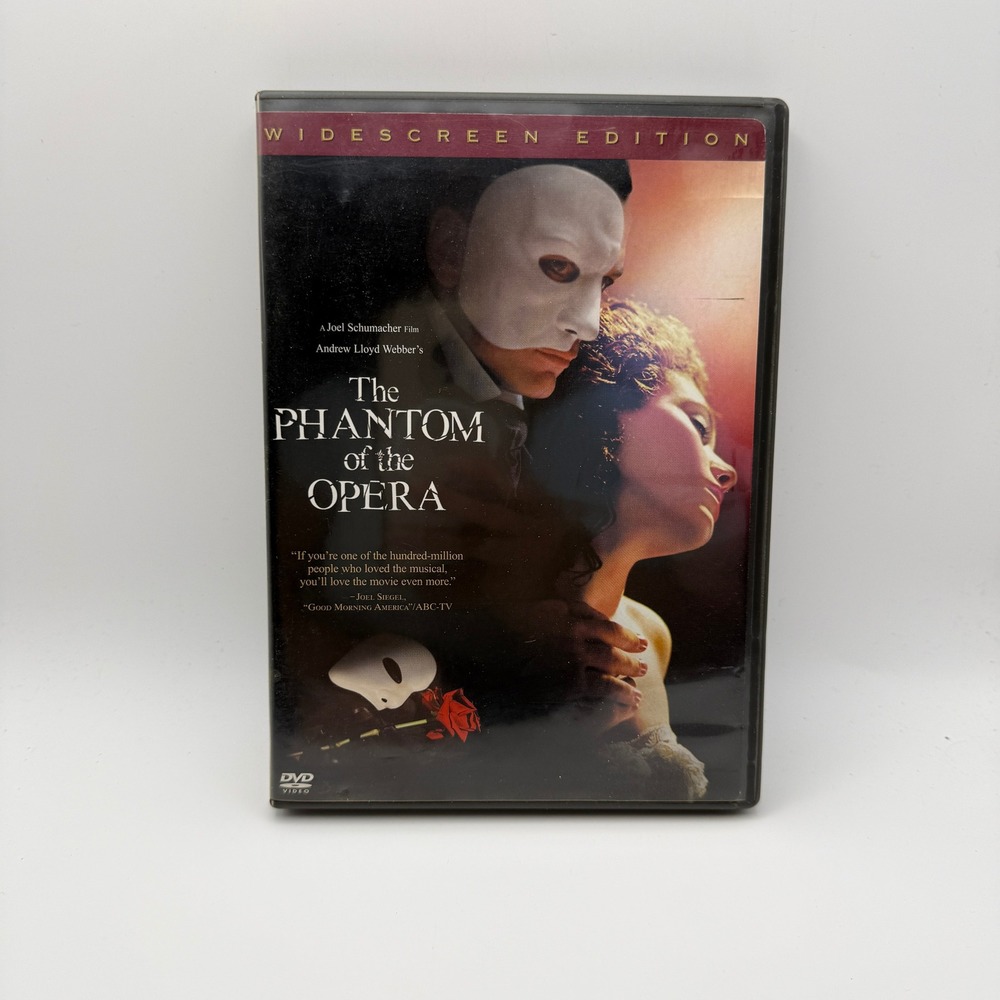 The Phantom of the Opera DVD 2004 Widescreen Edition Gerard Butler Emmy Rossum